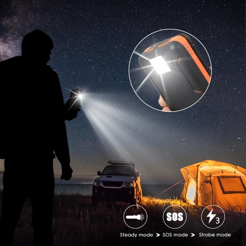 پاوربانک خورشیدی سولار ۴ فولد مدل  Solar4Fold SC15 ظرفیت 20000mAh image gallery