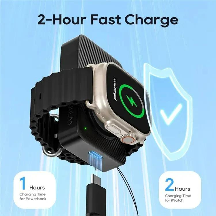 پاوربانک و شارژر اضطراری وایرلس KUULAA مدل KL-YD52 ظرفیت 1500mAh image gallery