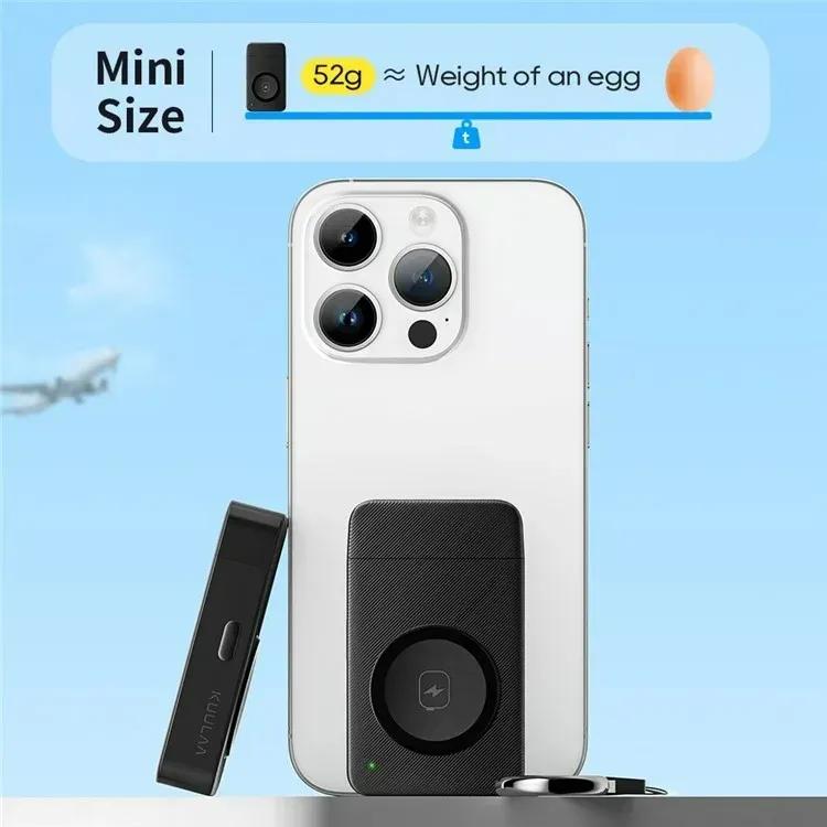 پاوربانک و شارژر اضطراری وایرلس KUULAA مدل KL-YD52 ظرفیت 1500mAh image gallery