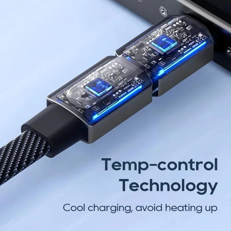 کابل تبدیل Type-C به Type-C و لایتنینگ  kuulla مدل KL-X72 طول 2 متر image gallery