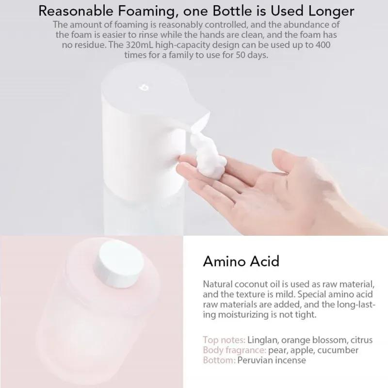 مایع ریز اتوماتیک فوم ساز شیائومی Mijia مدل Xiaomi Mijia MJXSJ03XW حجم 320ML به همراه مخزن فوم image gallery