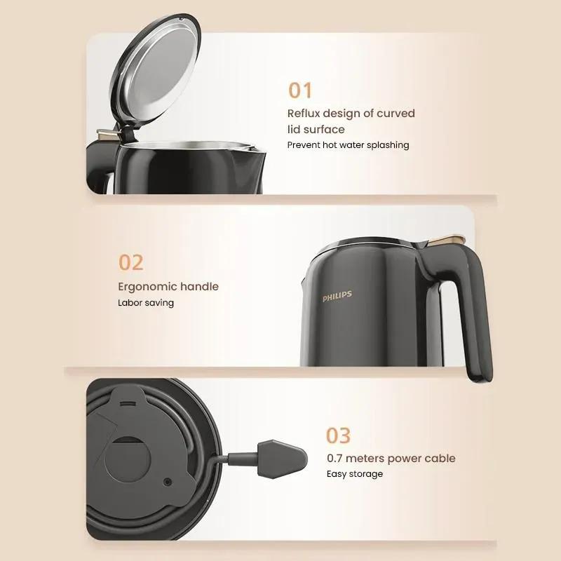 کتری برقی فیلیپس مدل HD9337 image gallery