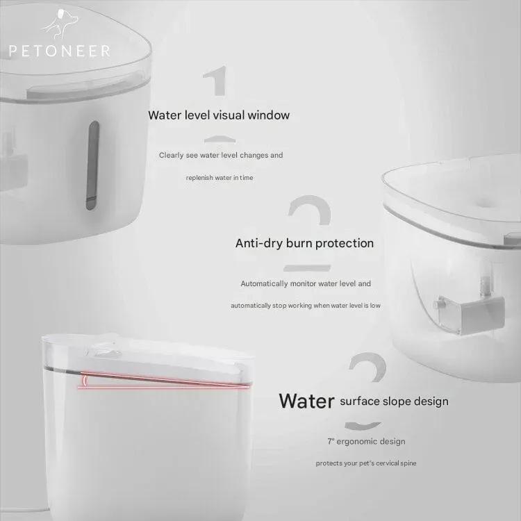 ظرف آبخوری حیوانات خانگی شیائومی Petoneer مدل 1.9L WF004 + سه عدد فیلتر اضافی image gallery