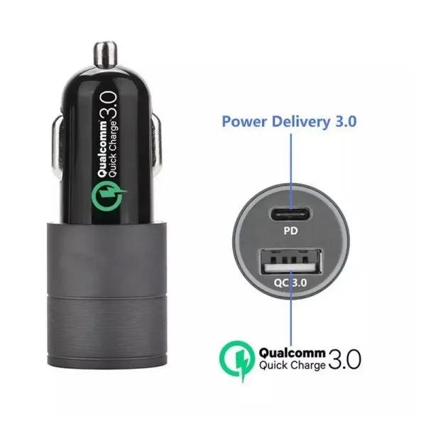 شارژر فندکی کوال کام مدل Qualcomm Quick Charge 3.0 image gallery