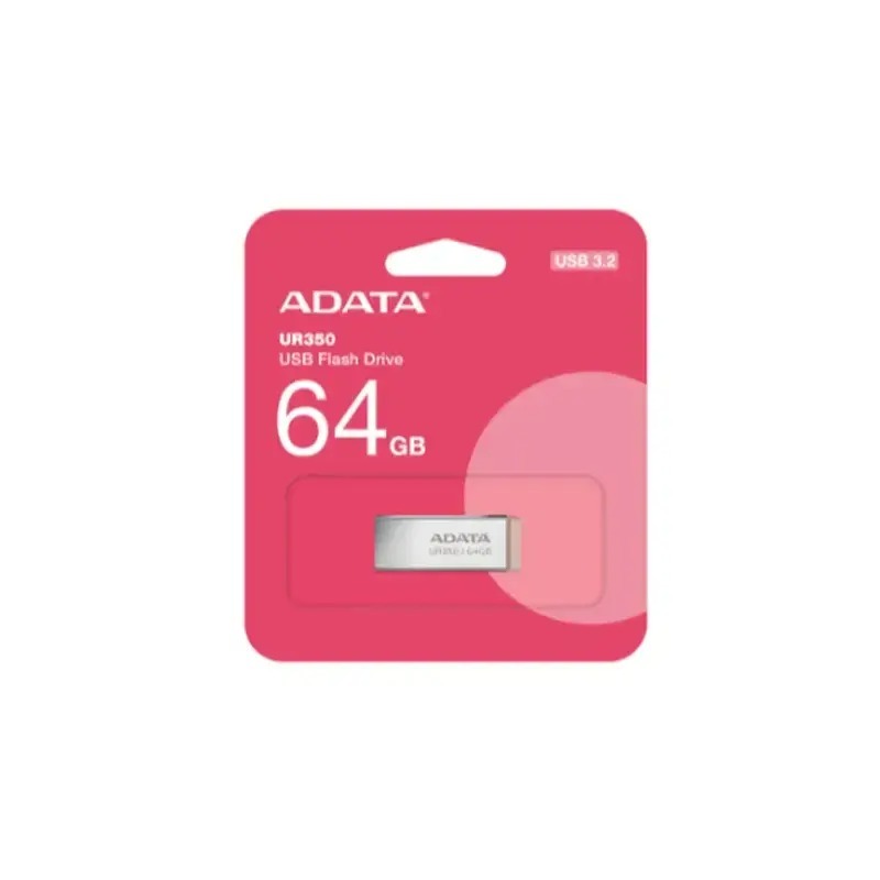 فلش مموری USB 3.2 Gen1 ای دیتا مدل ADATA UR350 ظرفیت 64 گیگابایت image gallery