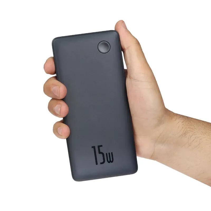 پاوربانک باسئوس 15 وات مدل Airpow Lite PPAP-10A ظرفیت 10000 میلی آمپر ساعت image gallery