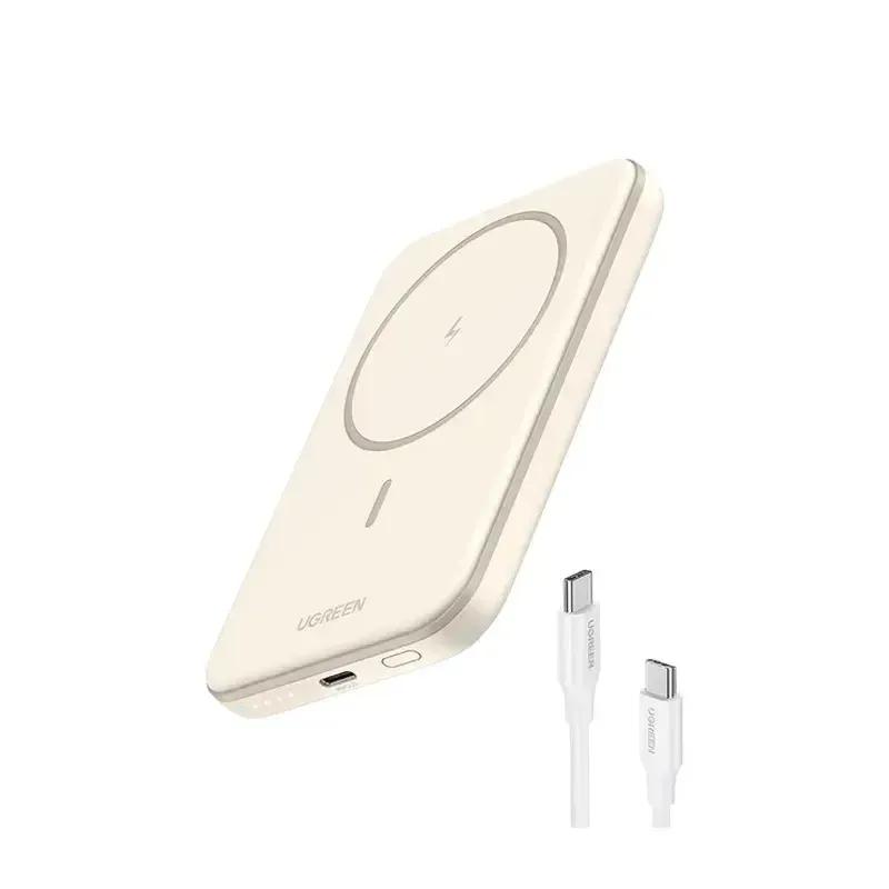 پاوربانک بی سیم مغناطیسی یوگرین مدل UGREEN PB560 ظرفیت 5000 میلی آمپر ساعت image gallery