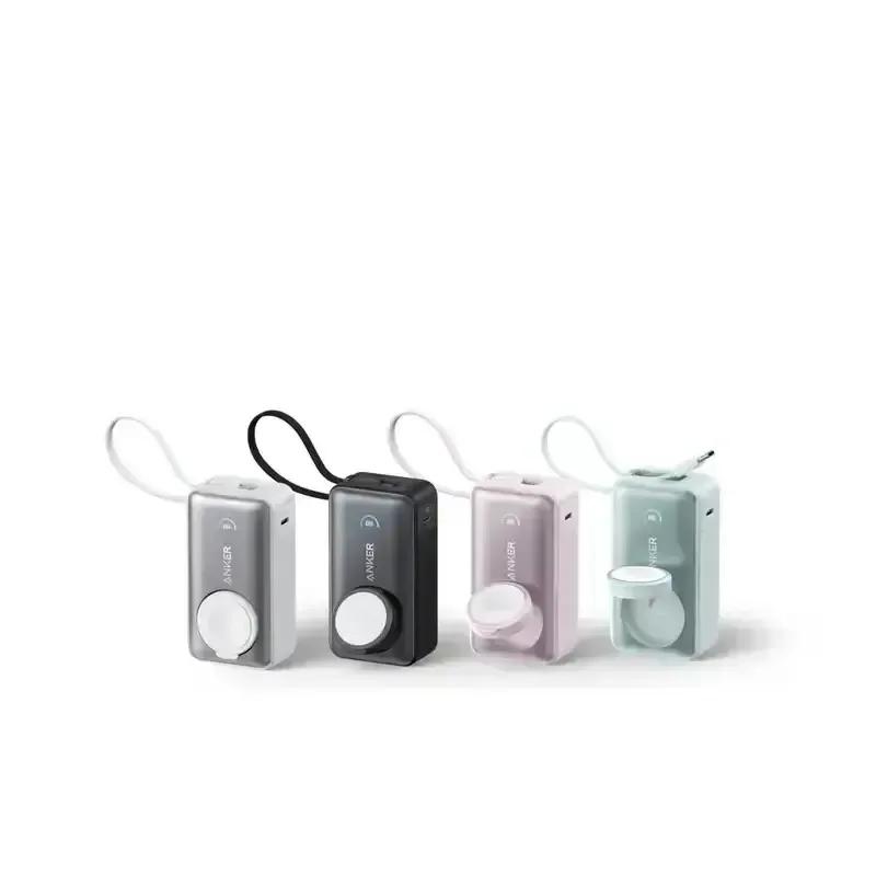 پاوربانک انکر مدل Anker MagGo-A1657 با قابلیت شارژ بی سیم اپل واچ ظرفیت 10000 میلی‌آمپر ساعت image gallery