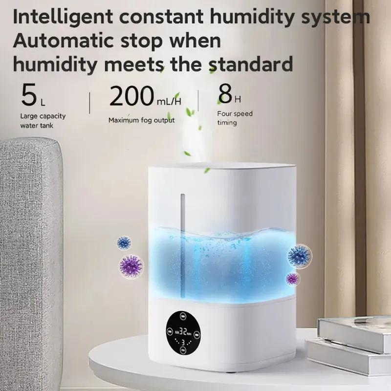 دستگاه بخور سرد و رطوبت‌ساز شیائومی مدل  Lydsto F200s ظرفیت 5 لیتر image gallery