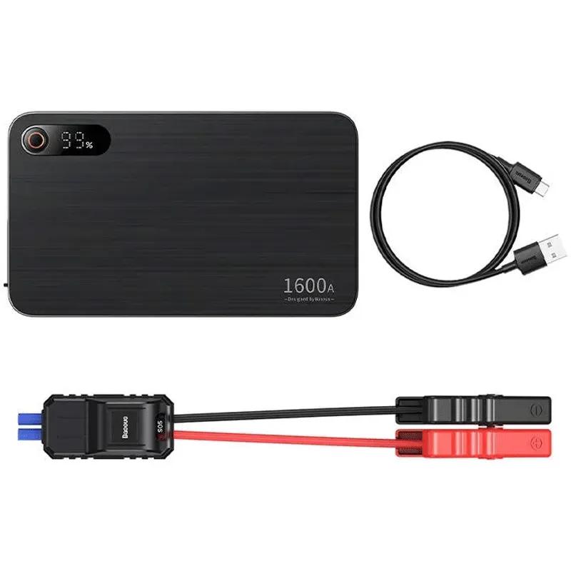 پاوربانک و جامپ استارتر خودرو 16000 میلی آمپر بیسوس مدل  Super Energy Pro CGNL070001 image gallery