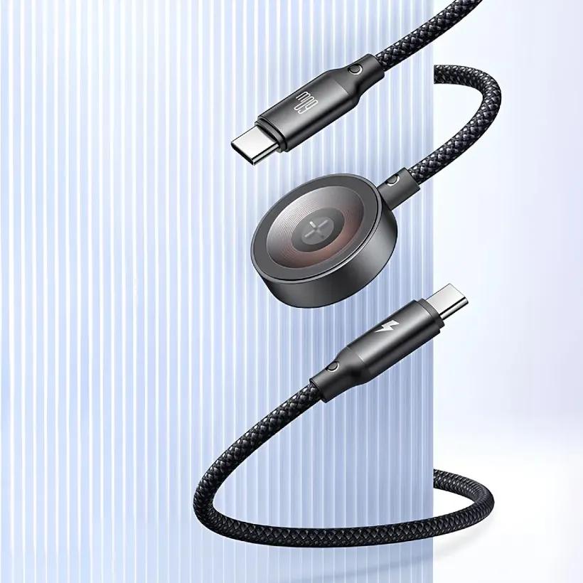 کابل Type-C به Type-C و شارژر اپل واچ مک دودو مدل Mcdodo CA-220 Cable Wireless Charger توان 60 وات image gallery