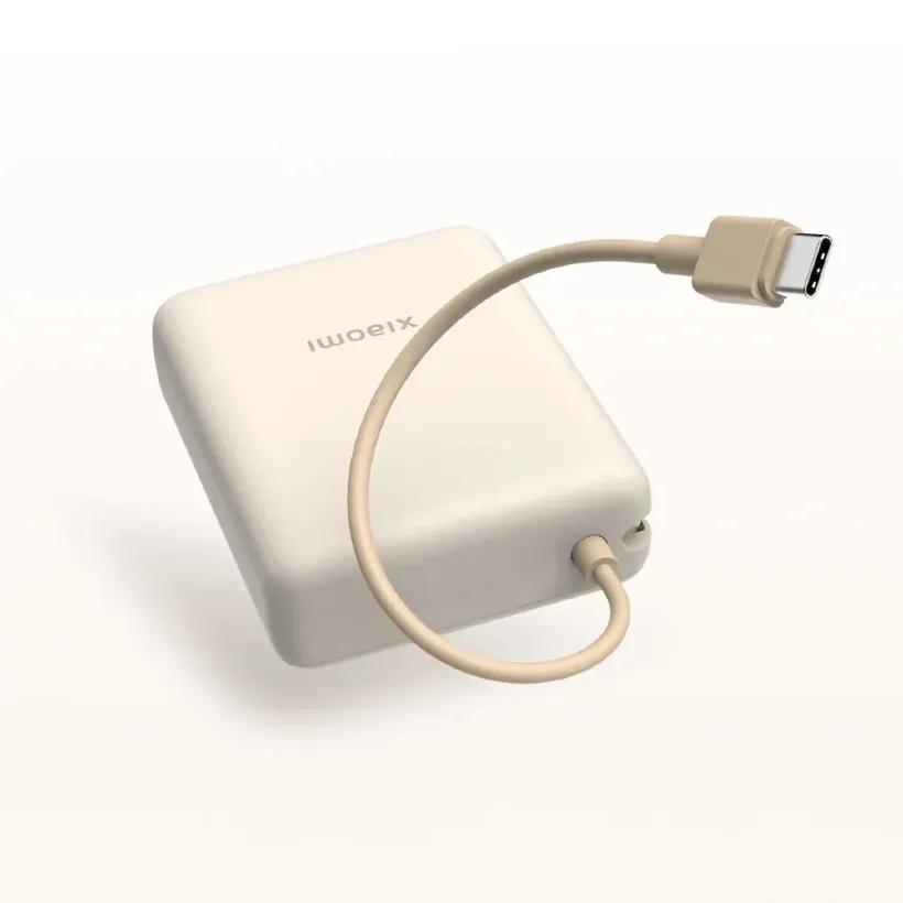 پاوربانک 10000 شیائومی مدل Xiaomi Power Bank PB1033MI توان 33 وات همراه با کابل متصل image gallery