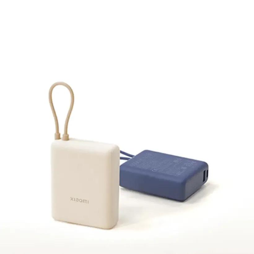 پاوربانک 10000 شیائومی مدل Xiaomi Power Bank PB1033MI توان 33 وات همراه با کابل متصل image gallery