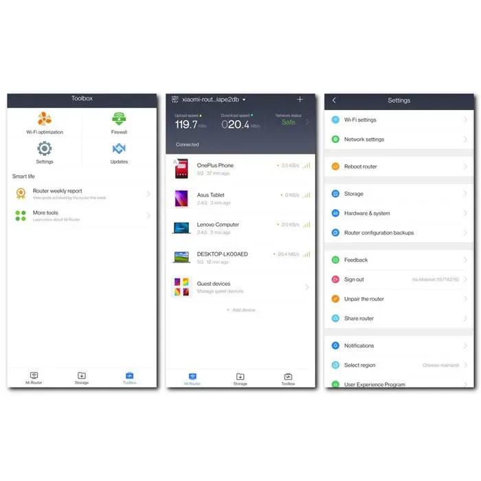 روتر دوبانده 7 آنتن شیائومی مدل Mi Router AX6000 WiFi 6 5GHz / 2.4GHz image gallery