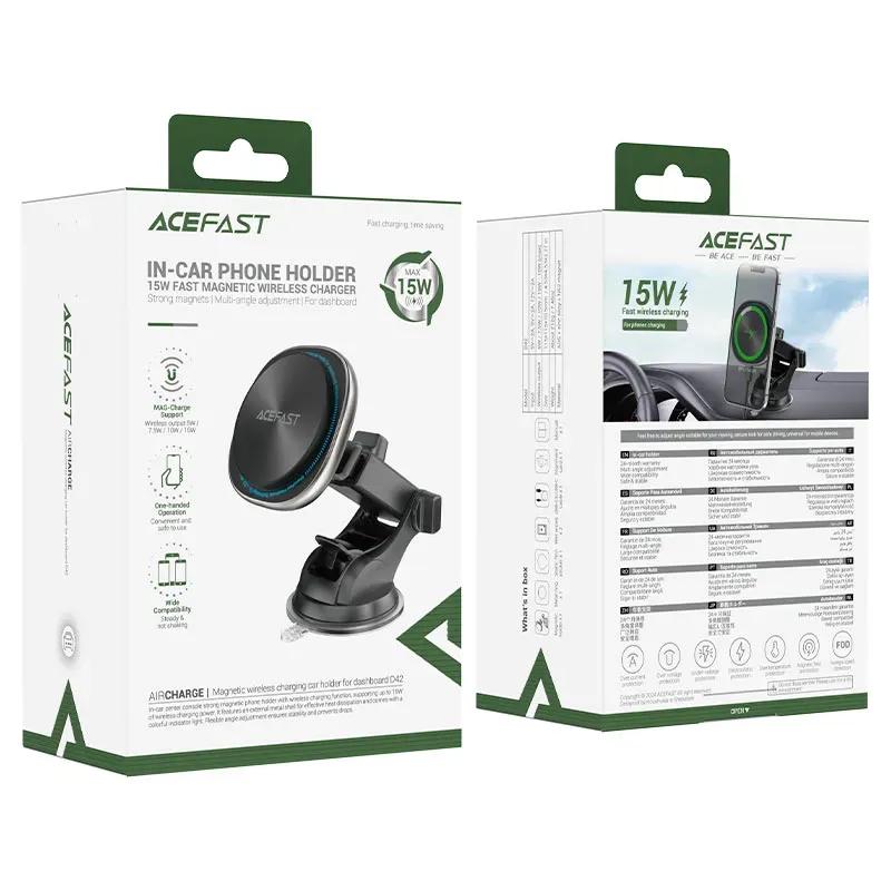 هولدر و شارژر وایرلس مگنتی ایس فست مدل D42 توان 15 وات image gallery