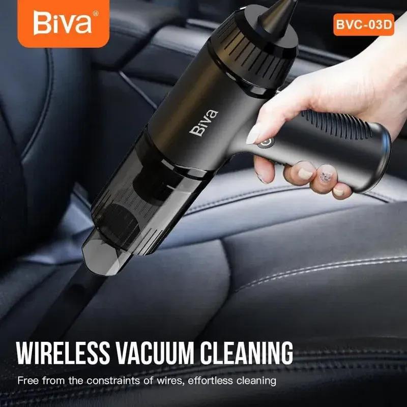 جارو شارژی دمنده بیوا مدل BVC-03D 2 in 1 Wireless Vacuum Cleaner and Dust Blower توان 55 وات image gallery