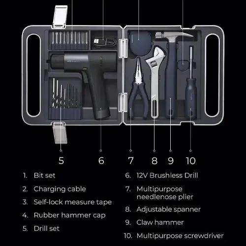 جعبه ابزار شیائومی Hoto مدل QWDZGJ002 image gallery