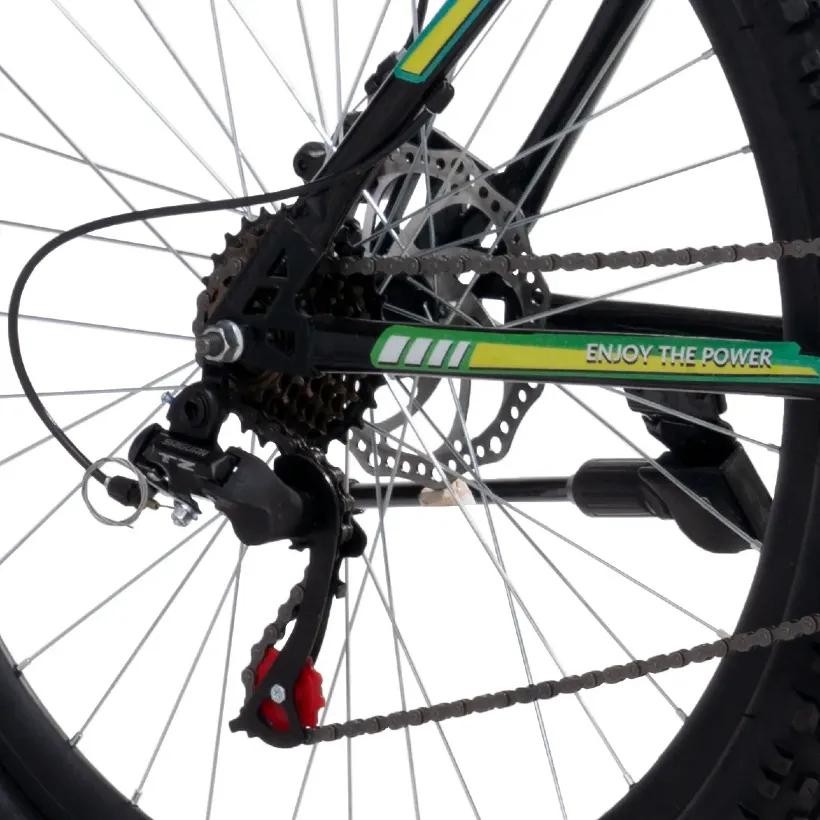 دوچرخه چیاوا مدل آکو دنده‌ای ۲۱ سرعته با ترمز دیسکی و دوشاخ کمک‌دار سایز ۲۴ image gallery