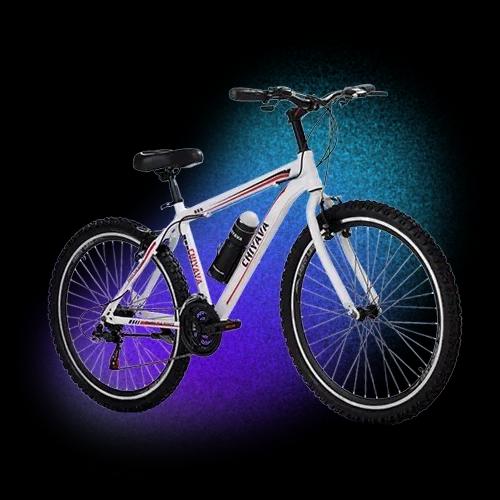 دوچرخه چیاوا مدل آکو دنده‌ای ۲۱ سرعته با ترمز ویبریک و دوشاخ ساده سایز ۲۴ image gallery