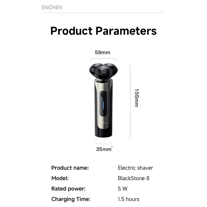 ریش تراش شیائومی Enchen مدل Blackstone 8 image gallery