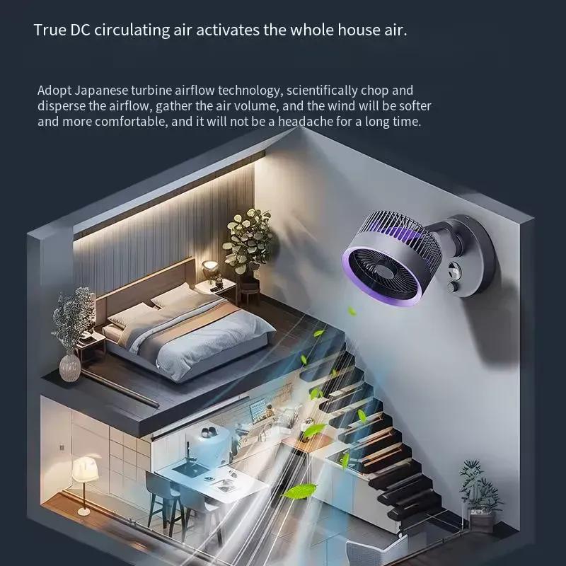 پنکه رومیزی شارژی بیوا مدل FA-04 Desktop Circulation Fan image gallery