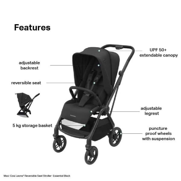 ‫کالسکه رو به مادر مکسی کوزی مدل‬ ‫(2025) Leona2‬ image gallery