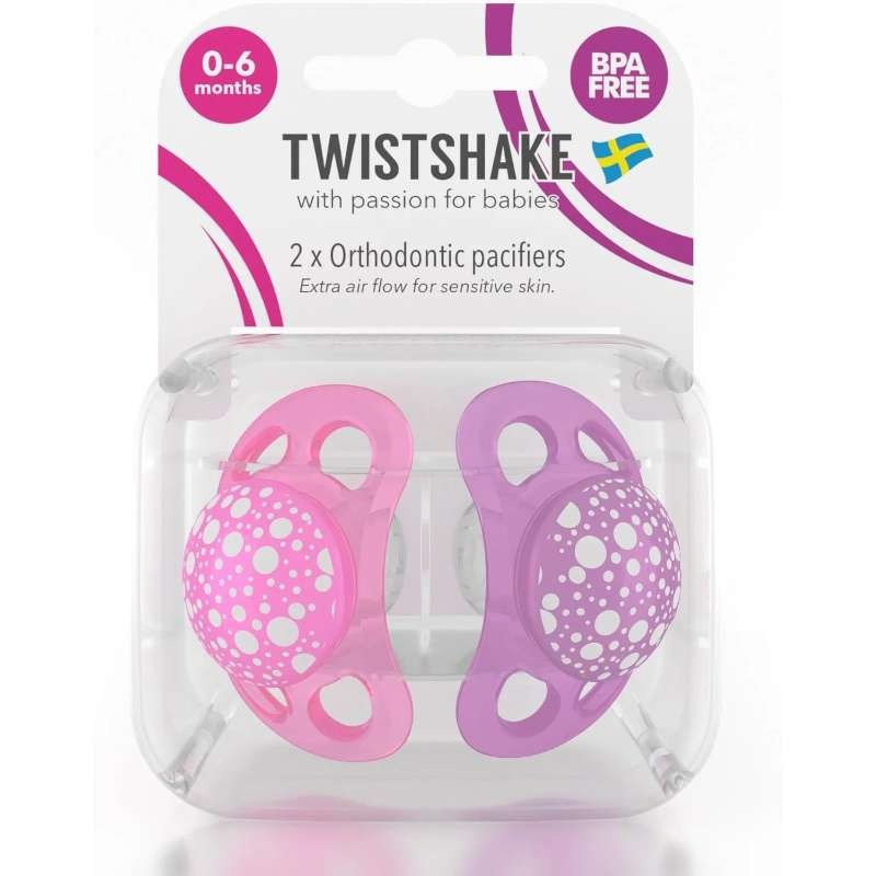 ‫پستانک ۲ عددی تویست شیک مدل‬ ‫0128NL مناسب تا ۶ ماهگی‬ image gallery