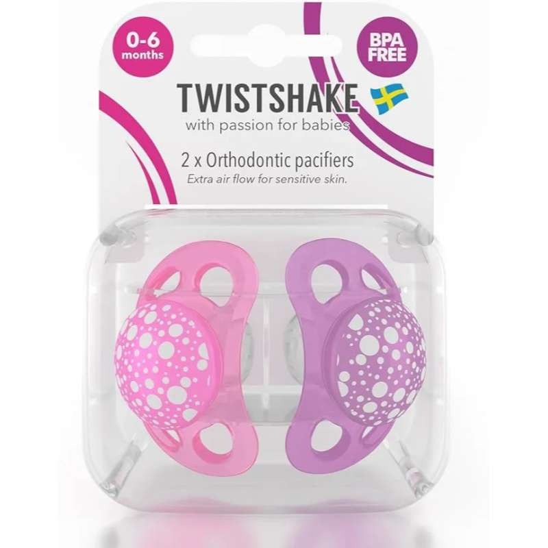 ‫پستانک ۲ عددی تویست شیک مدل‬ ‫0128NL مناسب تا ۶ ماهگی‬ image gallery