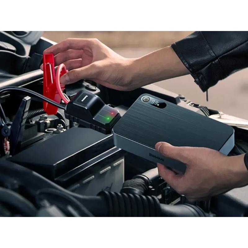 پاوربانک و جامپ استارتر خودرو باسئوس مدل  CH004-2 Super Energy Pro Plus C0024570011 ظرفیت 12000 میلی آمپر image gallery