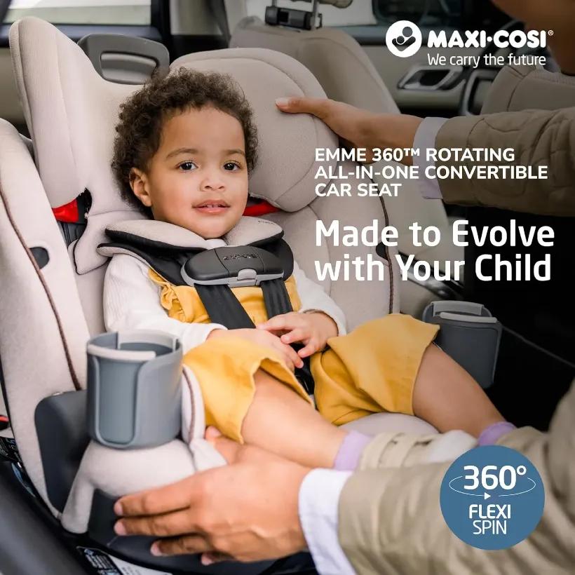 ‫صندلی ماشین ۳۶۰ درجه مکسی کوزی مدل‬ ‫Emme 360‬ Maxi Cosi image gallery