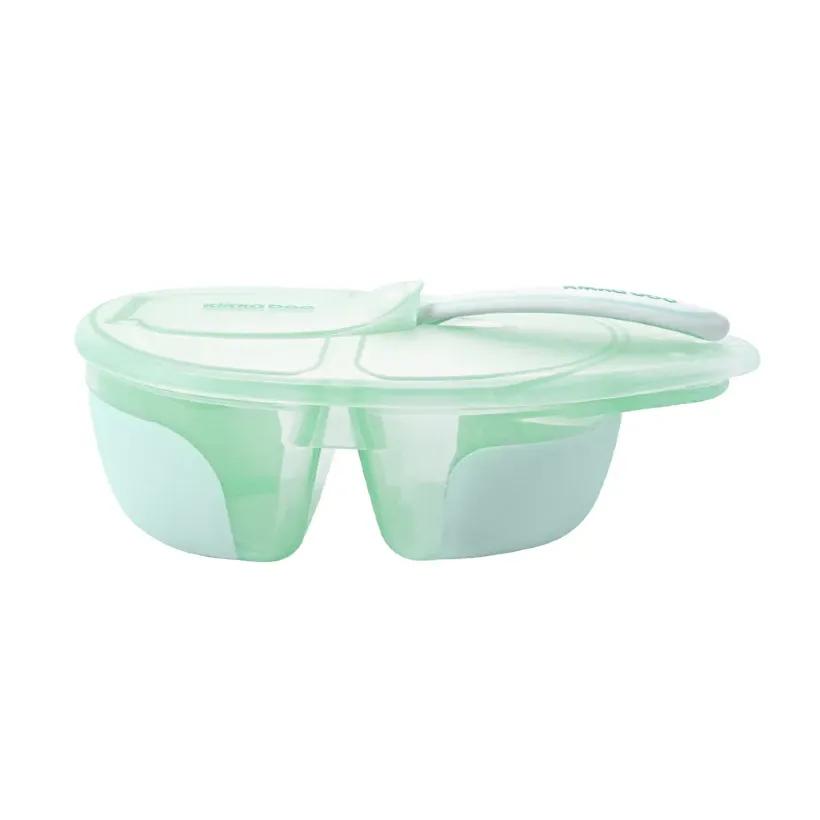 ظرف غذا کیکابو مدل FX0262‬ ‫دو محفظه با قاشق image gallery