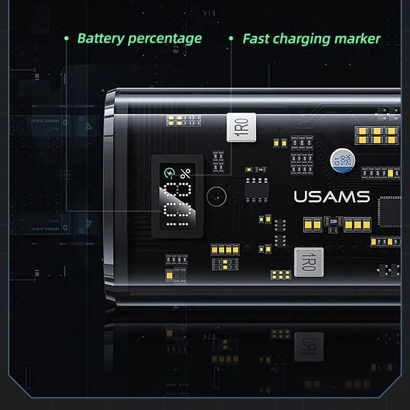 پاوربانک یوسمز مدل US-CD189 ظرفیت 9000 میلی‌آمپر‌ ساعت image gallery
