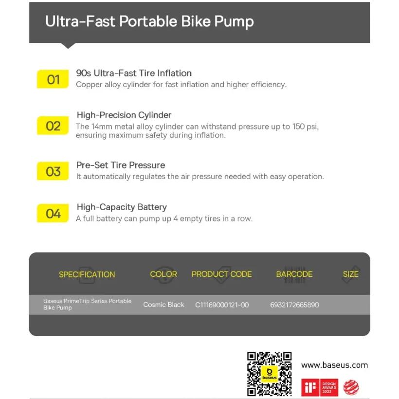 کمپرسور باد دوچرخه و موتور بیسوس مدل C11169000121 PrimeTrip image gallery