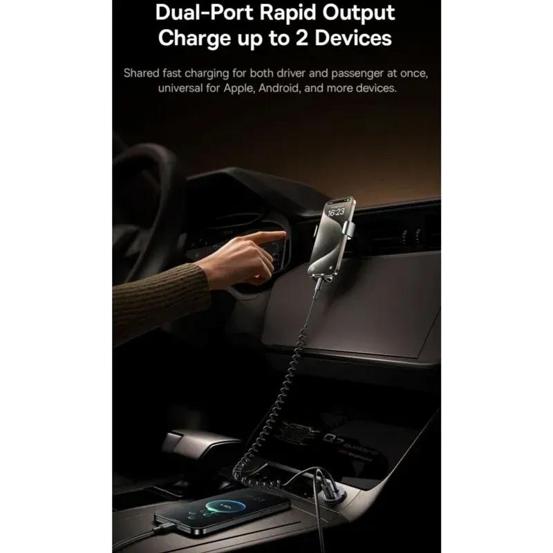 شارژر فندکی بیسوس مدل C00035001121-01 توان 30 وات image gallery