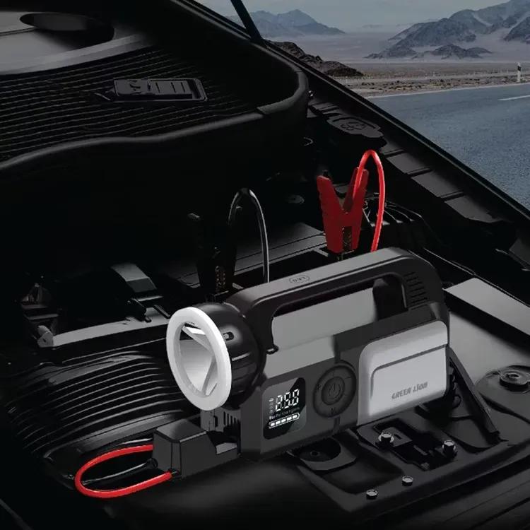 پاوربانک و کمپرسور باد و جامپ استارتر گرین لاین مدل Savior 12V Jump Starter ظرفیت ۲۴۰۰۰ میلی آمپرساعت image gallery