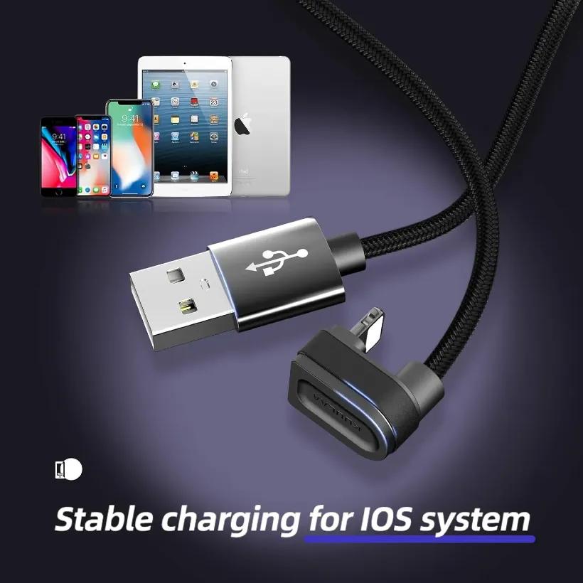 کابل شارژ سریع Lightning کولا مدل KL-X11 مناسب برای بازی طول ۱متر image gallery