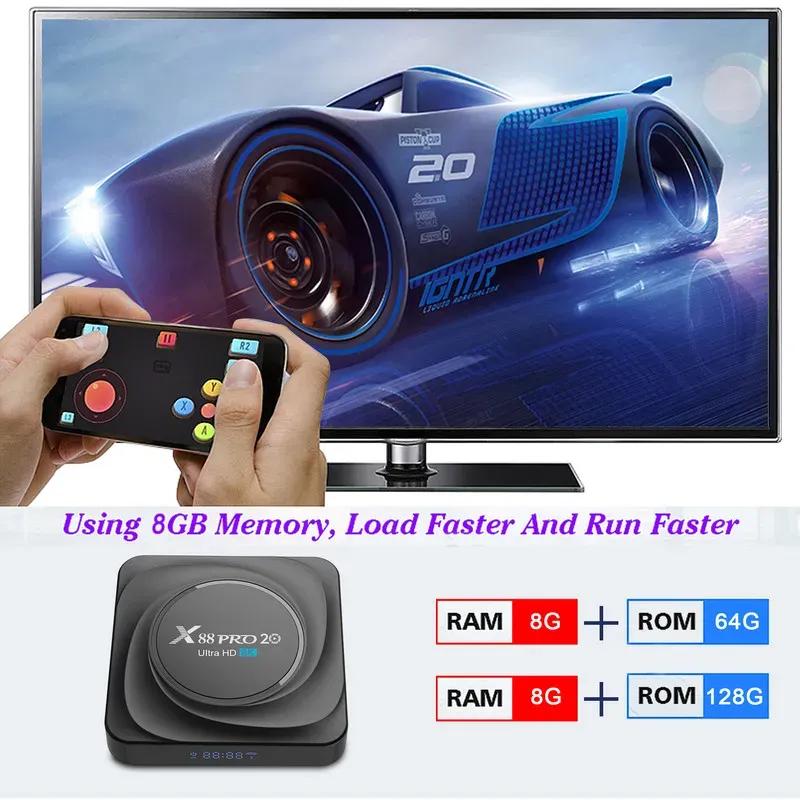 اندروید باکس ایکس 88 مدل X88 PRO 20 8GB 128GB image gallery