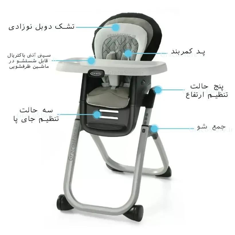 صندلی غذا 6 کاره گراکو مدل Graco DuoDiner DLX image gallery