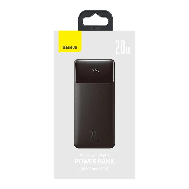 پاوربانک بیسوس مدل Baseus Bipow Digital Display PPBD30K PPDML-N01 ظرفیت 30000 میلی آمپر ساعت توان 20 وات image gallery