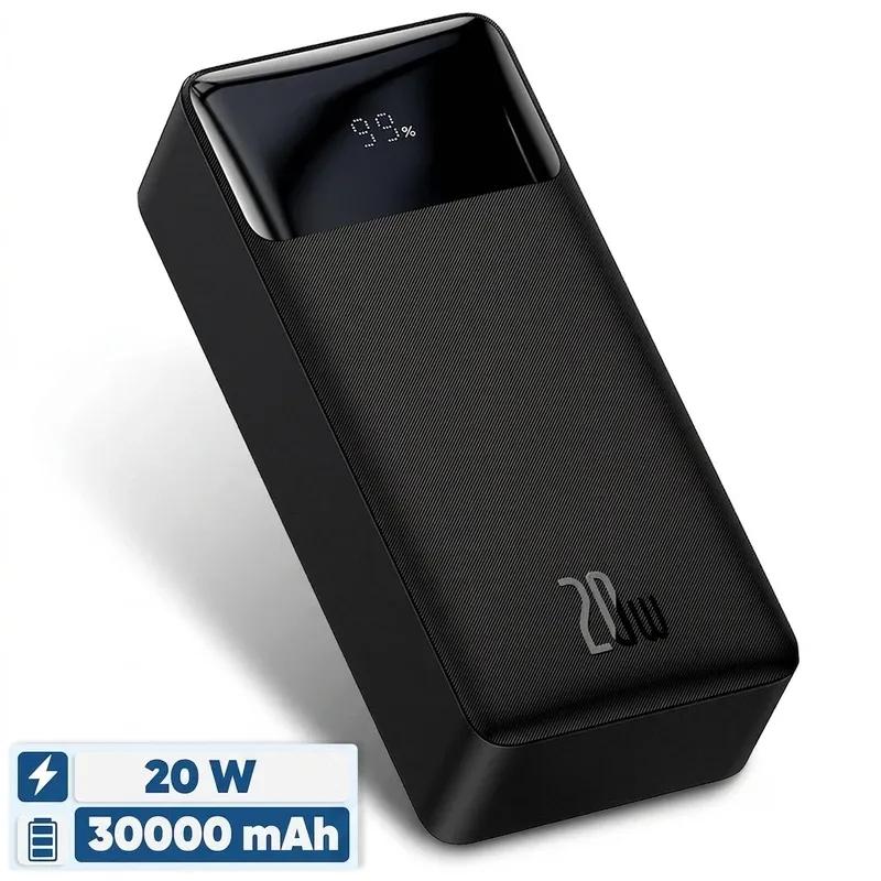 پاوربانک بیسوس مدل Baseus Bipow Digital Display PPBD30K PPDML-N01 ظرفیت 30000 میلی آمپر ساعت توان 20 وات image gallery