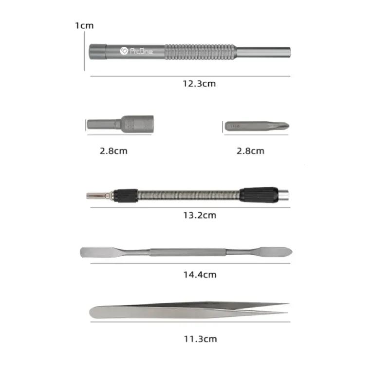 پیچ گوشتی پرووان مدل Proone 126 in 1 Cylindrical Screwdriver Set PGS101 image gallery