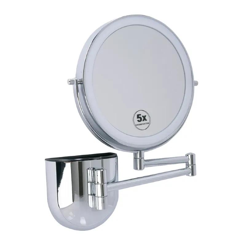 آینه و رینگ لایت آرایشی دیواری Thaisheng-5x