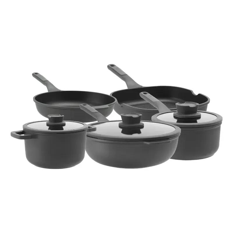 سرویس ظروف پخت و‌ پز برگهف سری Leo Stone ست 5 پارچه