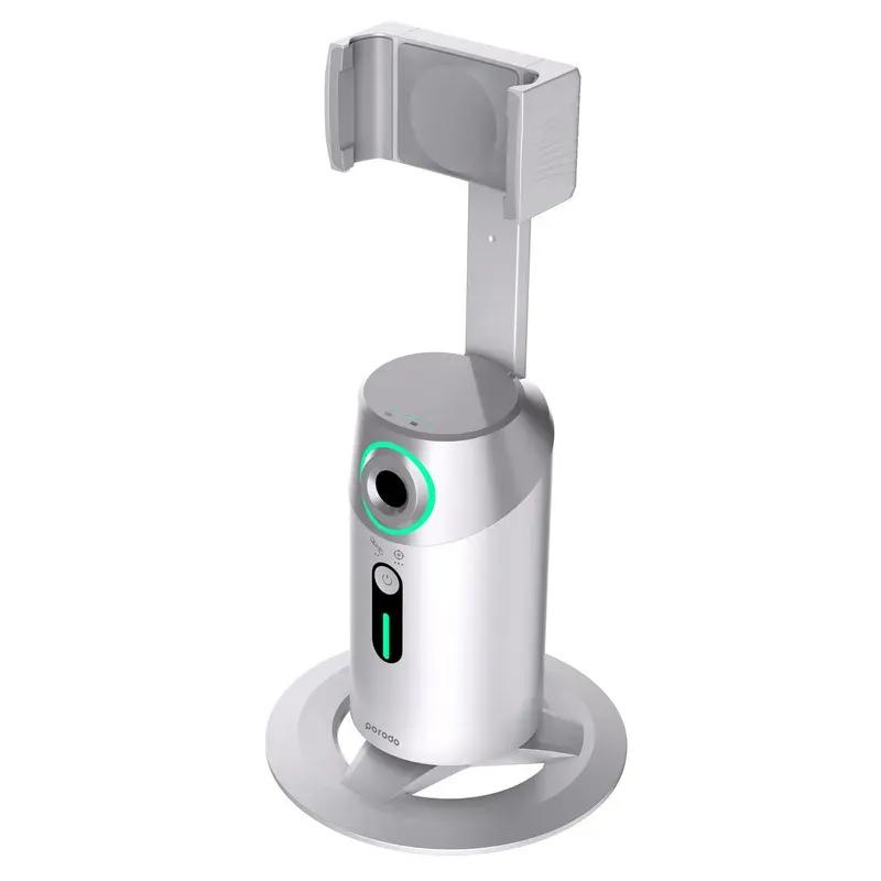 گیمبال و استبلایزر موبایل پرودو مدل  360 Rotating AI Tracking Mount PD-GAIFTGR با تشخیص حرکت