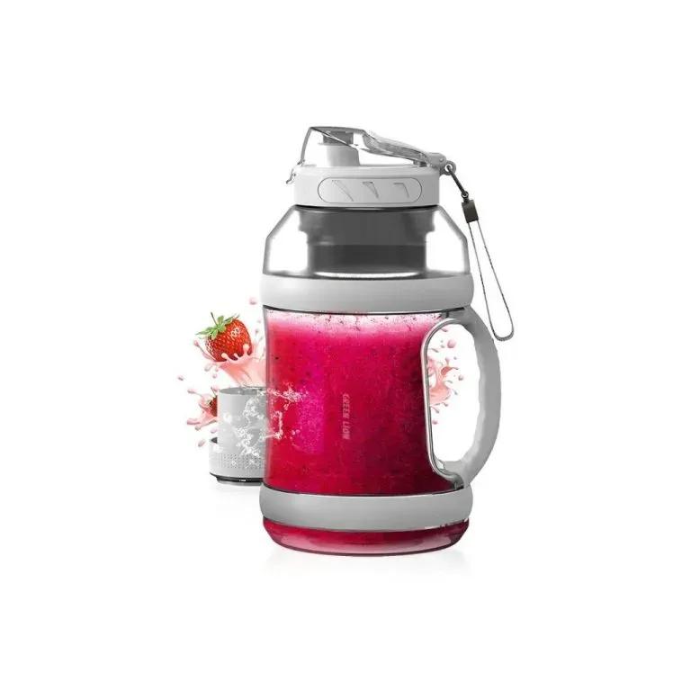 مخلوط کن قابل حمل گرین لاین مدل Mega Pro Portable Blender GNMGAPPBLDWH ظرفیت 2000 میلی لیتر