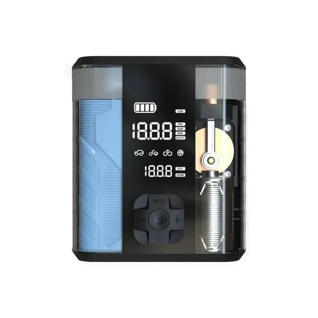 پاوربانک 8800 و کمپرسور باد و جامپ استارتر خودرو پاورولوژی مدل PPBCHA47-TP