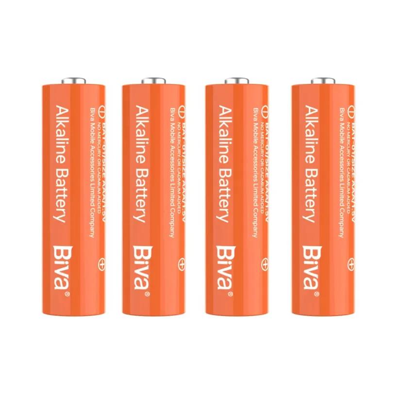 پک 4 تایی باتری قلمی بیوا مدل BAT-01 Alkaline Battery
