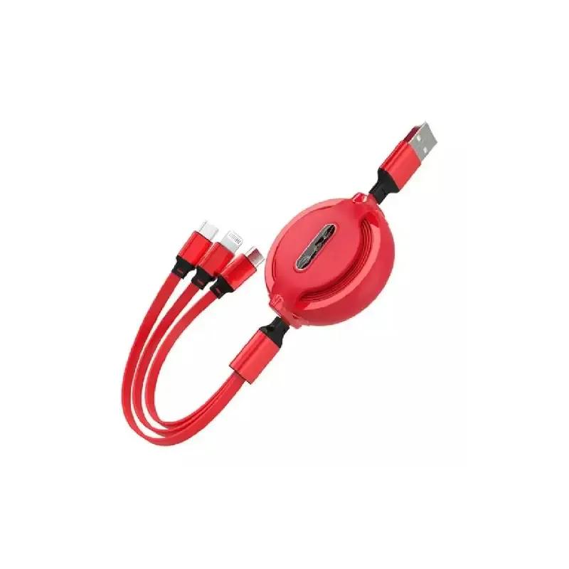 کابل شارژ جمع‌شونده ۳:۱ Retractable