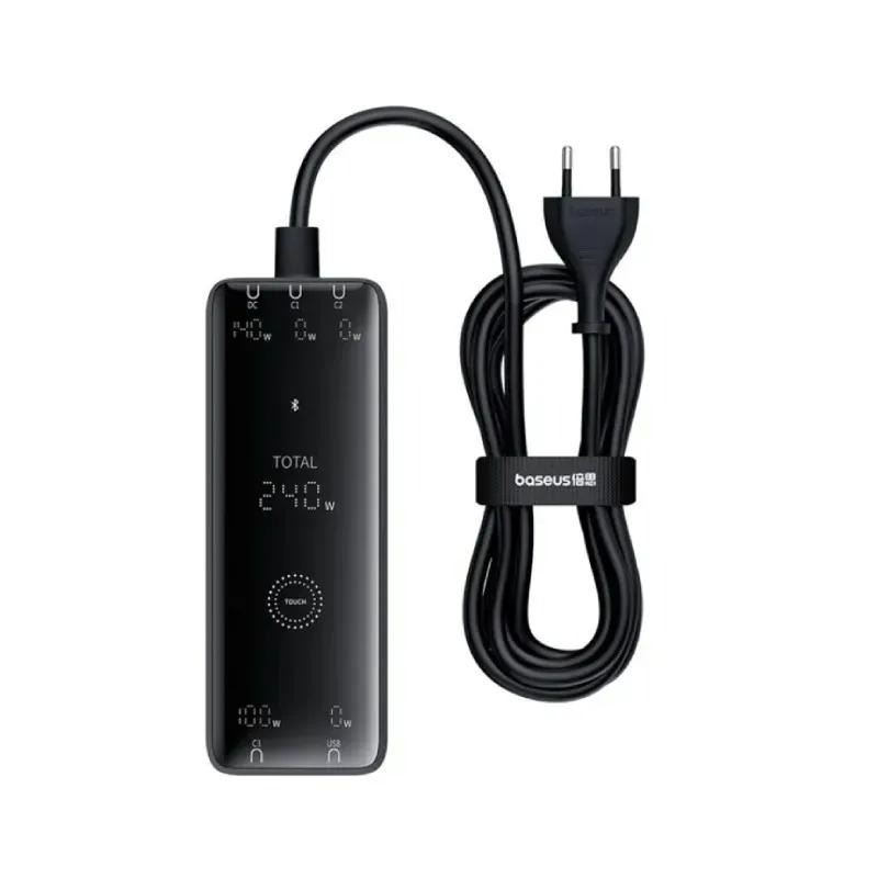 هاب شارژر 5 پورت بیسوس مدل Baseus P10163901113 Simultaneous Charging CCGAN240CE توان 240 وات