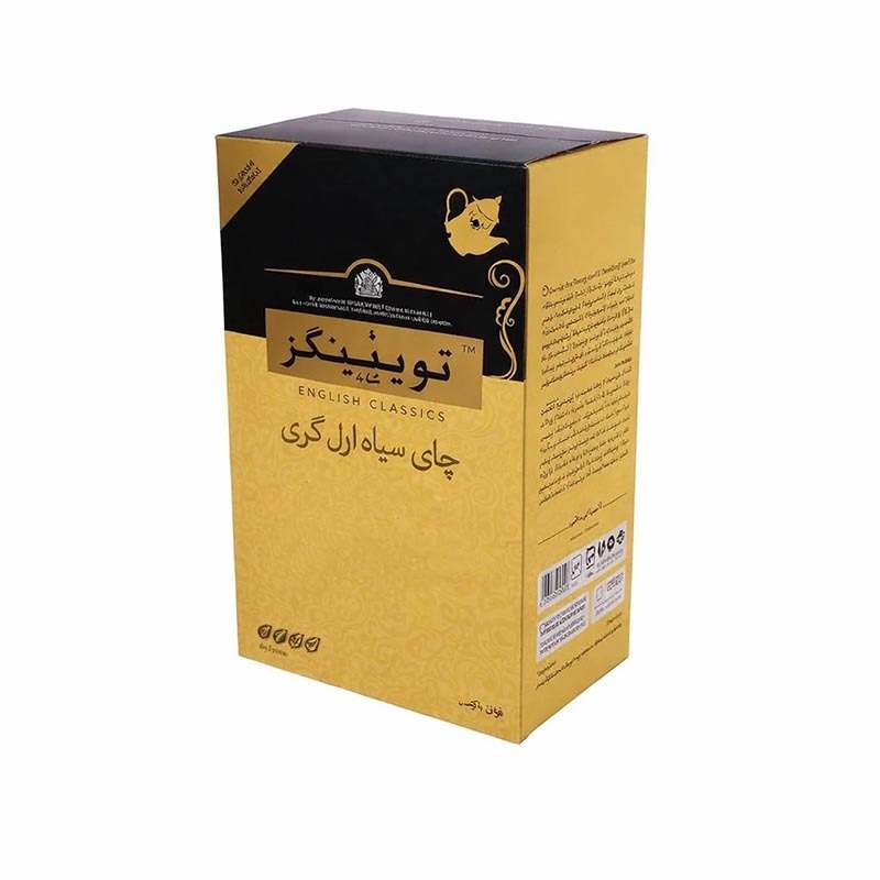 چای سیاه توینینگز مدل اری گری وزن 450 گرمی (کارتن 10 بسته‌ای)